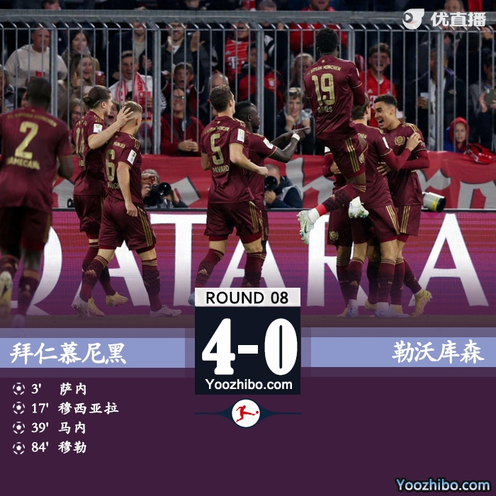 拜仁慕尼黑4-0勒沃库森