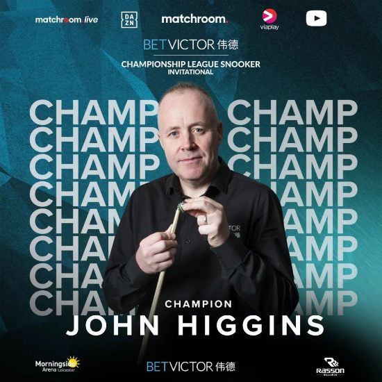 【战报】希金斯7杆破百四度夺冠两次卫冕 赛史第一人当之无愧！