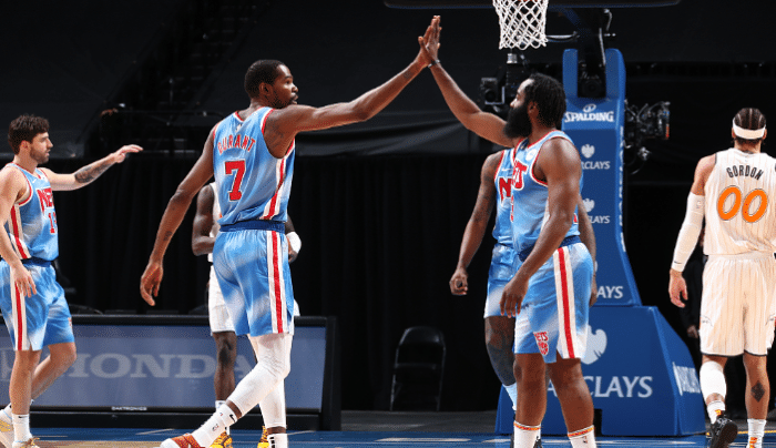 哈登2天后迎大考！联手杜兰特大战字母哥，欧文依旧归期未定