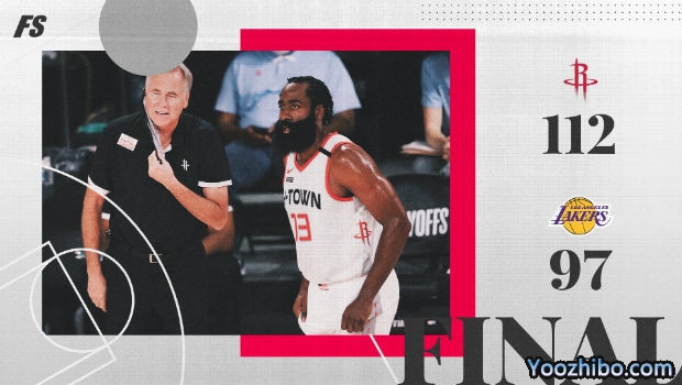 NBA简报：哈登36+5 火箭轻取湖人大比分1-0领先！