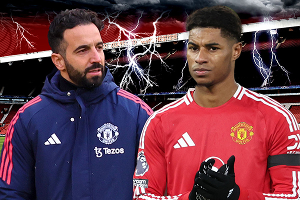 曼联迎狼队挑战，拉什福德却 “掉队”，无球短板凸显，阿莫林束手无策？
