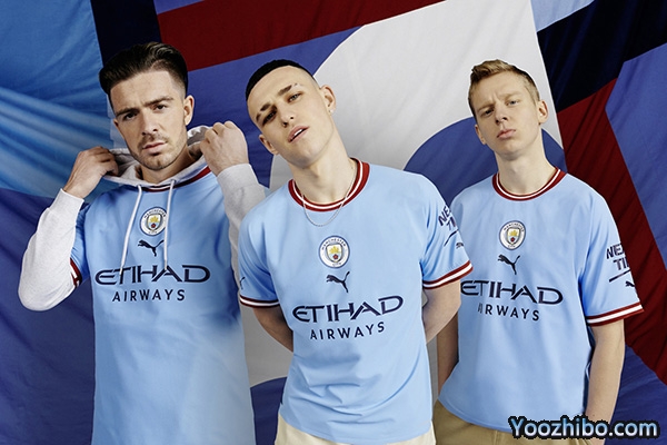 2022-23赛季<a href=/zuqiuzhijia/mancheng/ target=_blank class=infotextkey>曼城</a>主场球衣一览