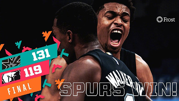 NBA简报：马刺以131-119轻取灰熊 德罗赞准3双