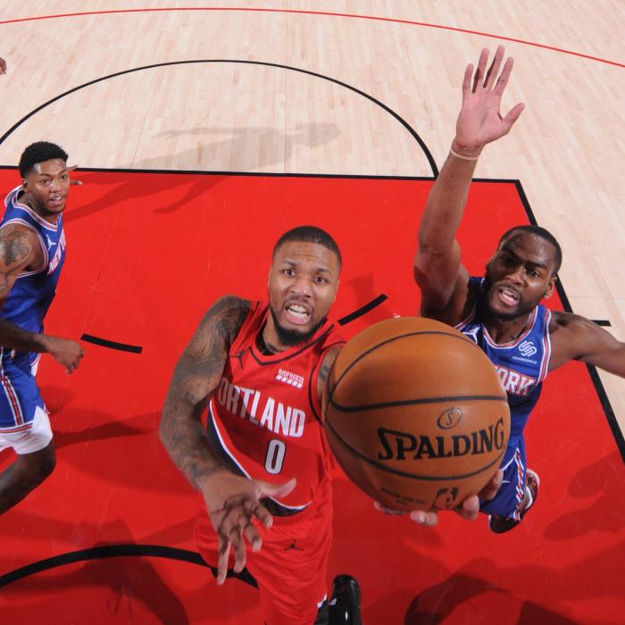 39+8+5！利拉德超名宿破纪录，表哥6记三分太蛮横，谁也挡不住他