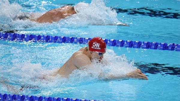 巴黎奥运男子100米蛙泳：覃海洋失常仅获第7