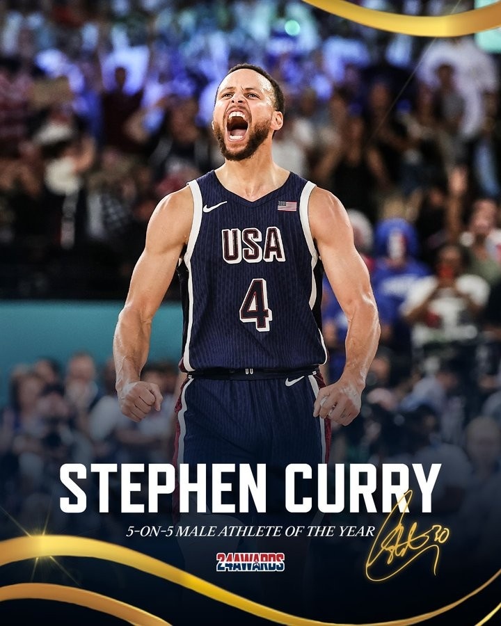 重磅！库里斩获美国男篮年度大奖，科尔揽最佳教练