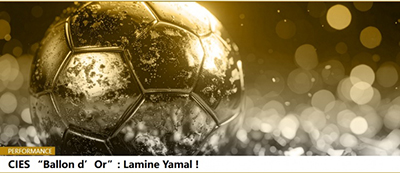 CIES数据版金球：亚马尔压姆巴佩居首，登贝莱仅列第七