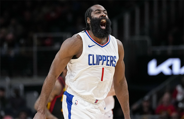 27000分里程碑达成！哈登比肩传奇，现役紧追詹杜，快船冲冠有戏？