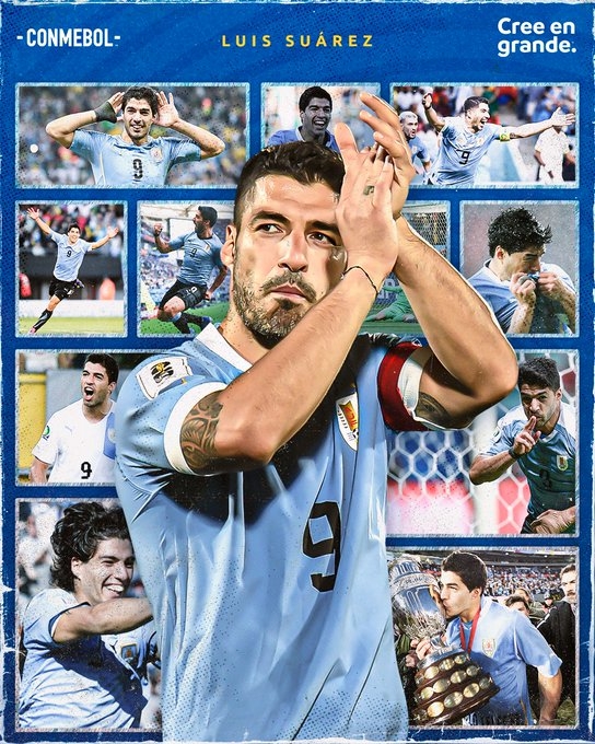 苏亚雷斯挥别国家队舞台：17 年传奇国家队生涯落幕