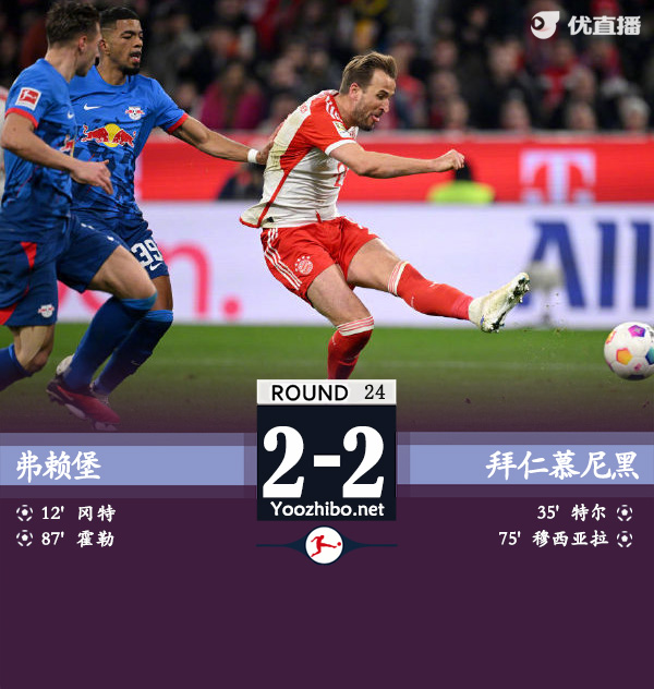 弗赖堡vs拜仁慕尼黑