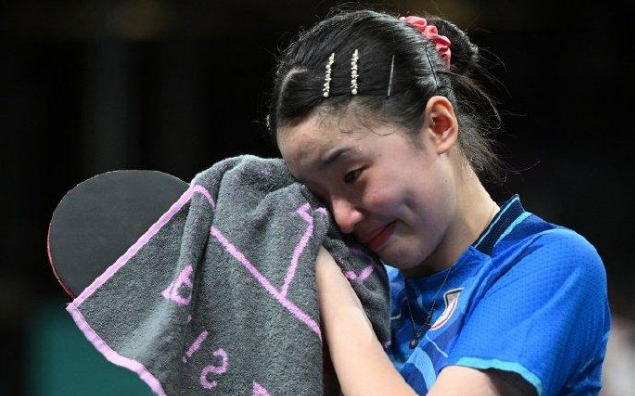 张本智和输球痛哭，张本美和晋级决赛放狠话