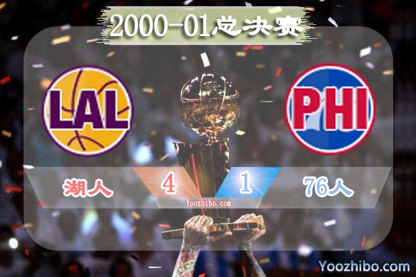 2000-01赛季NBA总决赛最有价值球员(FMVP)：奥尼尔当选