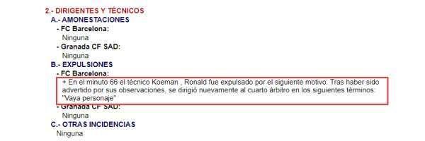 科曼因对第四官员说“你可真是个人才”被罚下