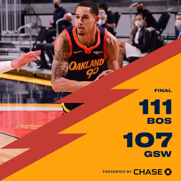 凯尔特人111-107险胜勇士 塔图姆27+9 库里38+11+8