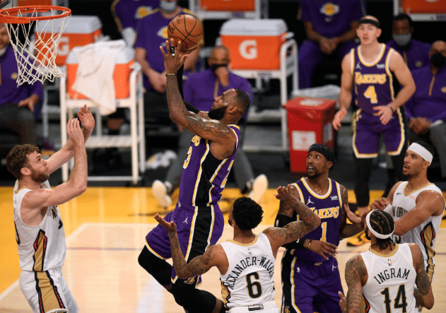 浓眉排名湖人五大射手！詹皇仅第3，绝不轮休：怕老婆生气不会打到46岁