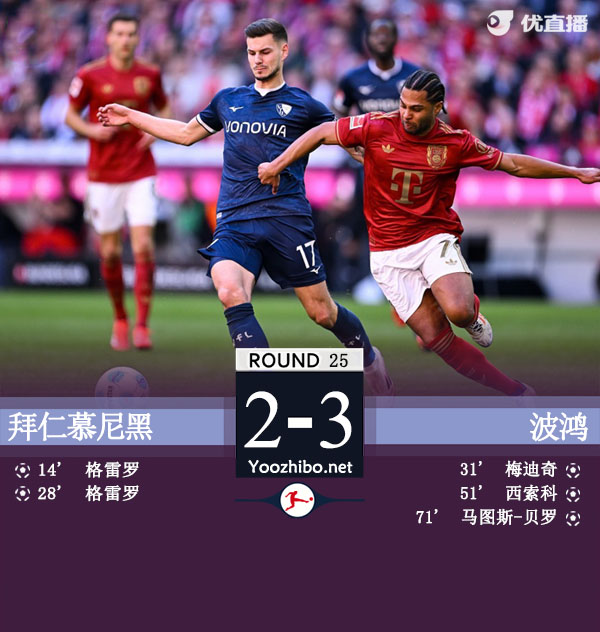 拜仁慕尼黑vs波鸿