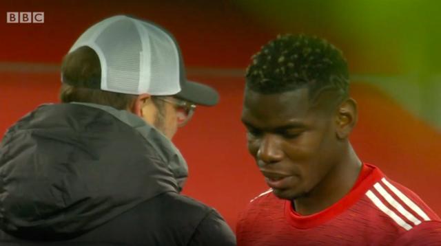 克洛普在索帅背后与博格巴有说有笑，引起球迷热议