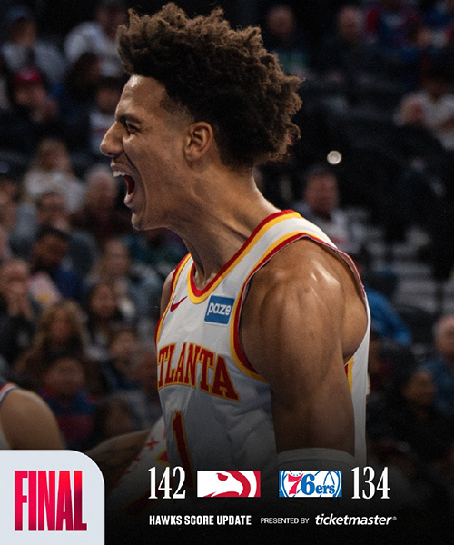 76人双加时不敌老鹰，约翰逊生涯新高41+14+7，马克西44+7+9