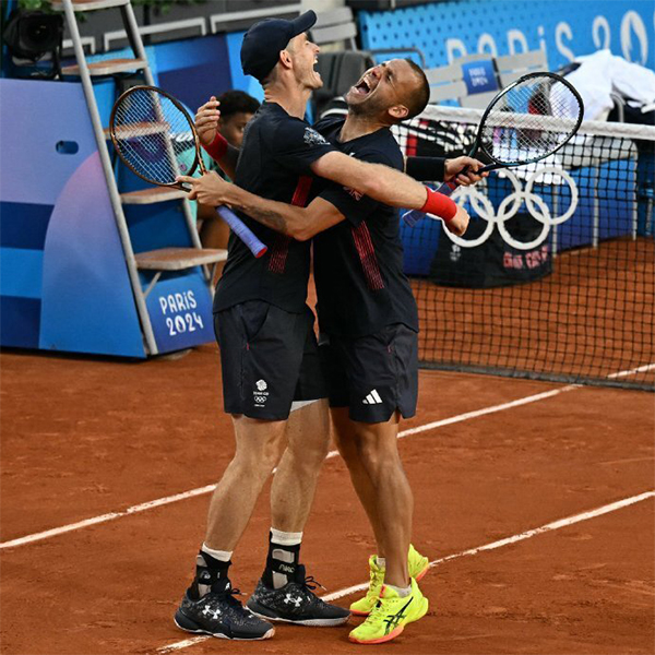 巴黎奥运网球男双：穆雷告别战惊天逆转