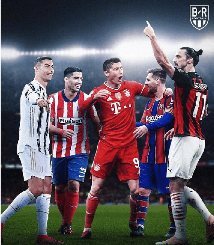 足坛现役500球俱乐部：C罗领衔，仅五人做到！