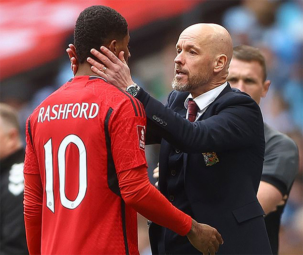 曼联拉什福德状态低迷 范尼指导未见成效引质疑