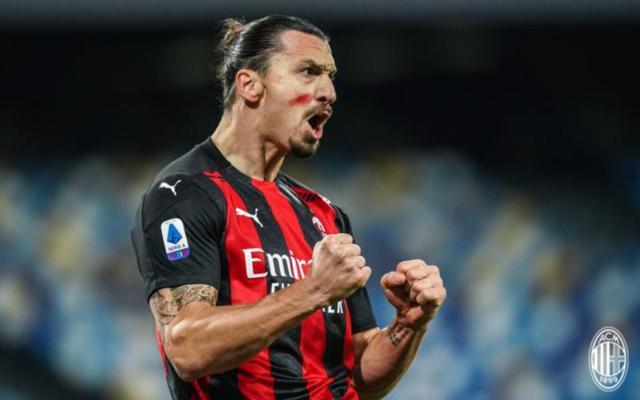 39岁伊布近9次首发均破门，本赛季8场轰12球