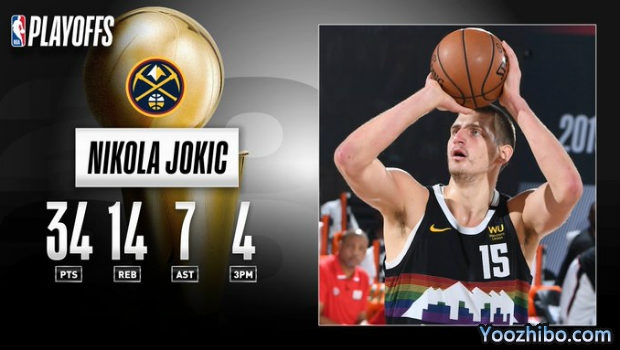 NBA简报：约基奇34+14+7 掘金逆转快船大比分3-3拖入抢七！