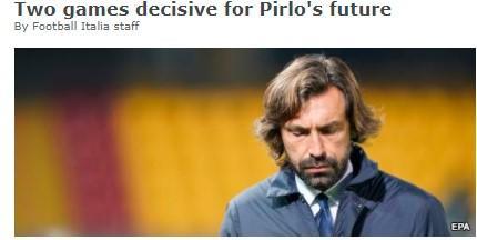 米体: 如果未来两场比赛成绩不佳, 皮尔洛将被解雇