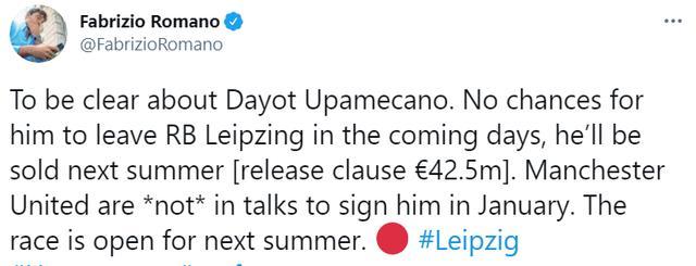 罗马诺：对于帕梅卡诺的竞争夏天才会开始