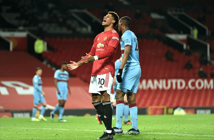 索帅不满曼联浪费机会：这些射门让我长白头发，曼联从不舒服赢球