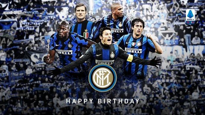 生日快乐! 国米成立113周年, 官微送祝福