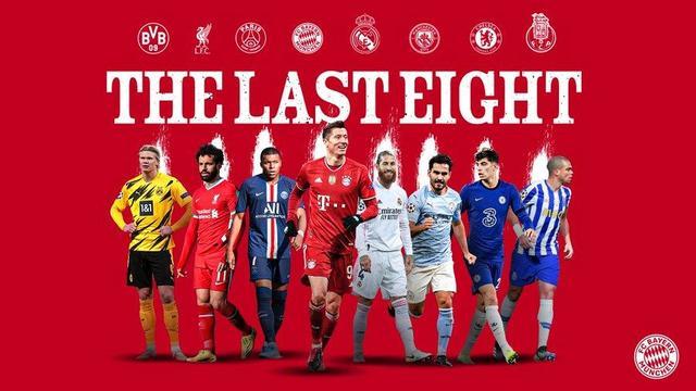 欧冠八强出炉：皇马拜仁+英超三队晋级，意甲团灭