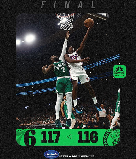 10月23日 NBA常规赛 76人vs凯尔特人 全场录像及集锦