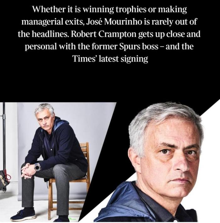 等着我! 穆里尼奥: 我等着自己回归足坛的那天