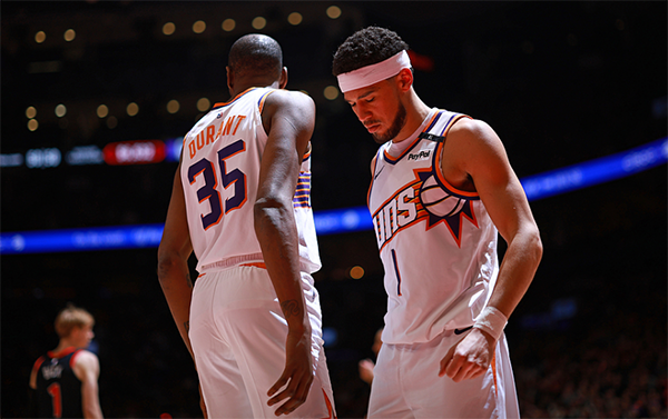 惊爆！三巨头狂轰76分仍输20分，太阳季后赛希望渺茫