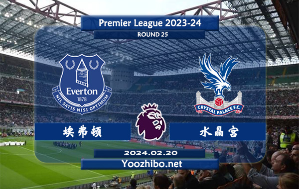 埃弗顿vs水晶宫赛事前瞻分析：双方近6次对阵埃弗顿4胜2平