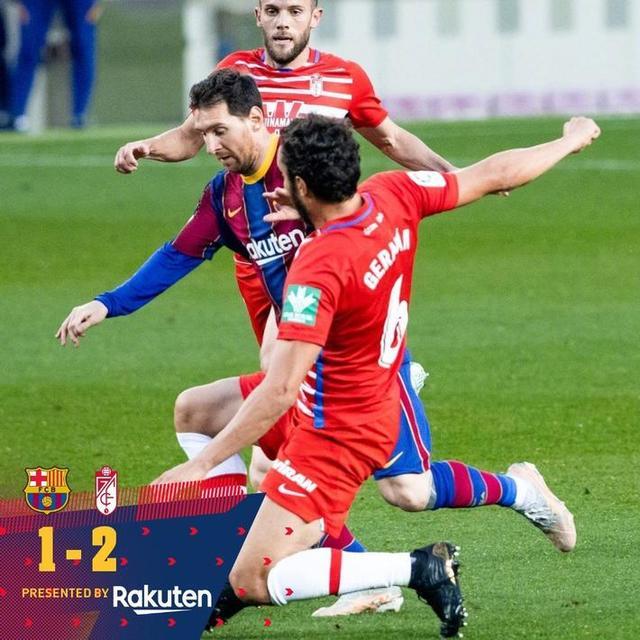 尴尬！巴萨首次主场输给格拉纳达，前25次全胜