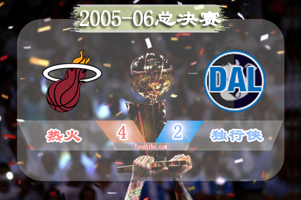 2005-06赛季NBA总决赛最有价值球员(FMVP)：韦德当选