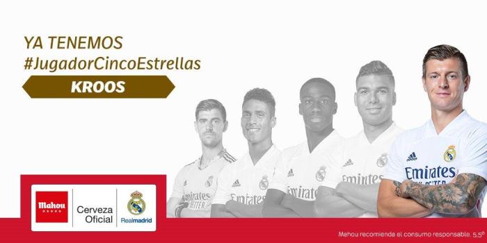 官方: 托尼-克罗斯当选皇马2月最佳球员