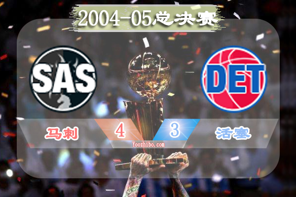 2004-05赛季NBA总决赛最有价值球员(FMVP)：邓肯当选