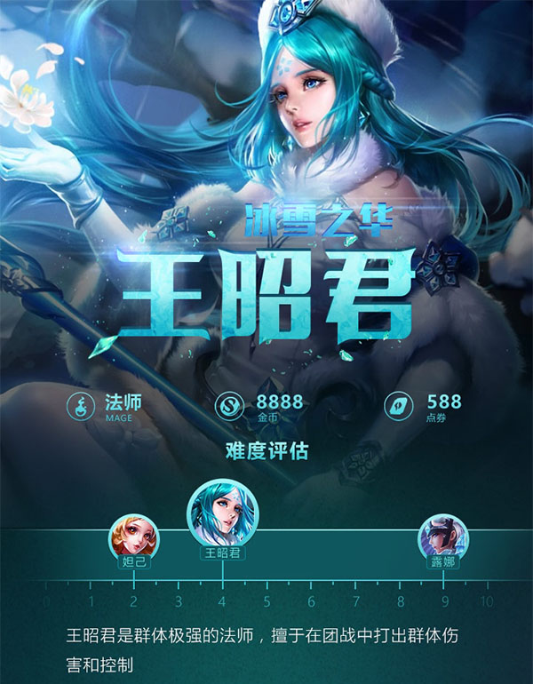 王者荣耀一图识英雄——冰封万里王昭君 凛冬将至无解团战