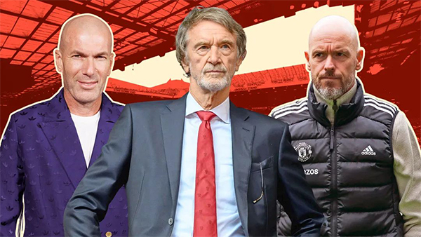 曼联开启与齐达内私下谈判，替代滕哈格首选他，范尼亦热门