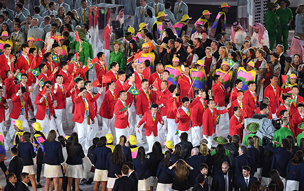 历届奥运会中国金牌榜