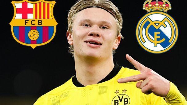 西媒：哈兰德想效力皇马或巴萨，巴萨希望明夏再签