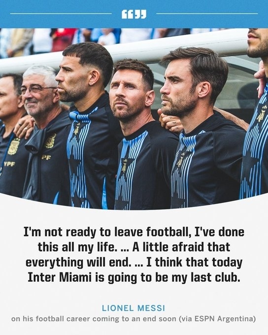 梅西称迈阿密国际是最后一站 正备战美洲杯期待卫冕