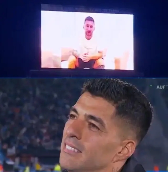 梅西暖心送祝福给苏牙：愿你尽情享受国家队致敬时刻