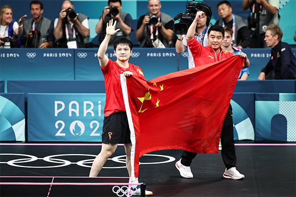 樊振东4-1胜莫雷加德，勇夺巴黎奥运乒乓球男单金牌