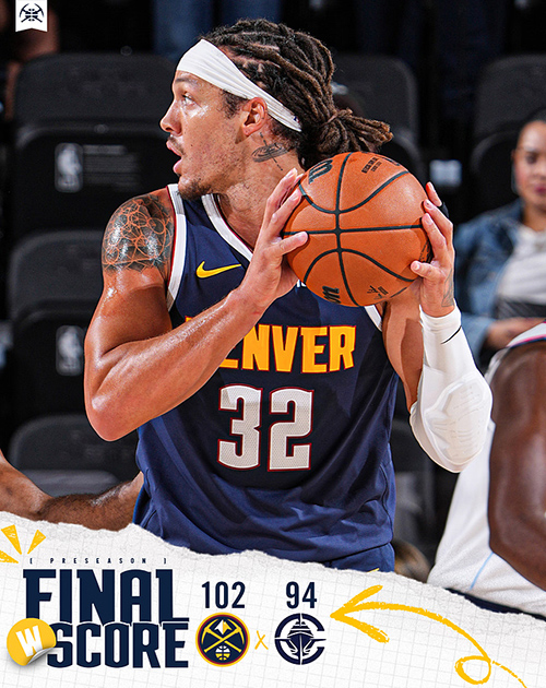 季前赛-快船不敌掘金 约基奇12+9+6 伦纳德17分 哈登5+5+11