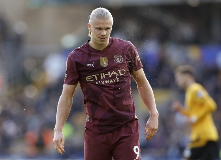 哈兰德英超三轮球荒，0射门且赛后向瓜帅激动抱怨