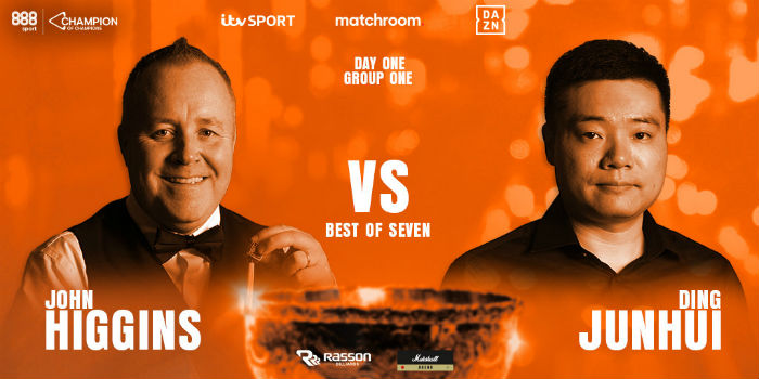 丁俊晖4-3逆转希金斯 冠中冠1/4决赛迎战罗伯逊